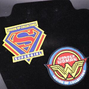 Wonder Woman and Supergirl Embroidered Patches From the Funko Legion